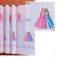Disney Voile Net Curtains - Princess Barbie